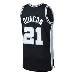 Tim Duncan San Antonio Spurs 1998/99 Hardwood Classics Swingman Jersey Black - Mitchell & Ness
