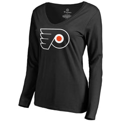 Philadelphia Flyers Women's Primary Logo Long Sleeve T-Shirt - Black | US 2769785