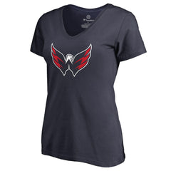 Washington Capitals Women's Primary Logo T-Shirt - Navy | US 2770420