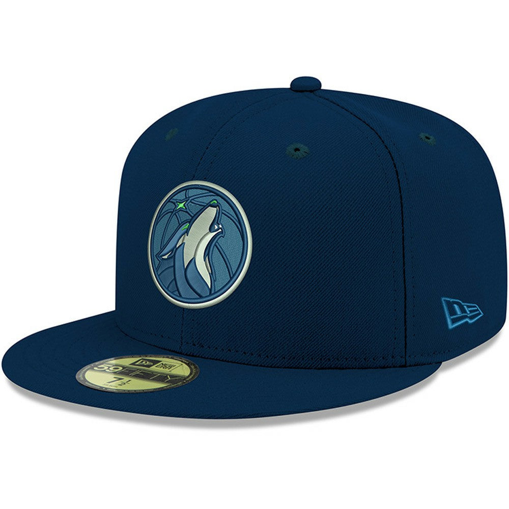 Minnesota Timberwolves Team Color 59FIFTY Fitted Hat Navy - New Era