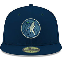 Minnesota Timberwolves Youth Team Color 59FIFTY Fitted Hat Navy - New Era