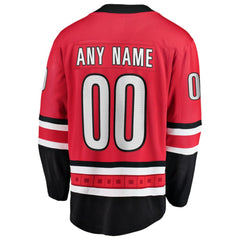 Carolina Hurricanes Fanatics Alternate Breakaway Custom Jersey - Red | US 2791493