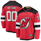 New Jersey Devils Fanatics Home Breakaway Custom Jersey - Red | US 2791504