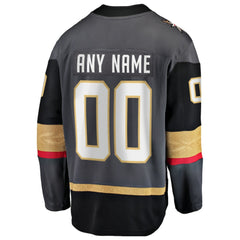 Vegas Golden Knights Fanatics Alternate Breakaway Custom Jersey - Gray | US 2791515