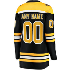 Boston Bruins Fanatics Women's Home Breakaway Custom Jersey - Black | US 2793365