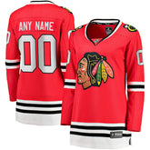 Chicago Blackhawks Fanatics Women's Home Breakaway Custom Jersey - Red | US 2793368
