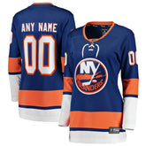 New York Islanders Fanatics Women's Home Breakaway Custom Jersey - Blue | US 2793379