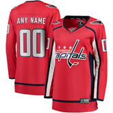 Washington Capitals Fanatics Women's Home Breakaway Custom Jersey - Red | US 2793388