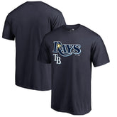 Tampa Bay Rays Team Lockup T-Shirt - Navy T-shirts