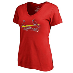 St. Louis Cardinals Women's Team Wordmark T-Shirt - Red T-shirts