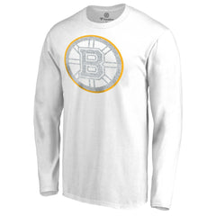 Boston Bruins White Out Long Sleeve T-Shirt - White | US 2799916