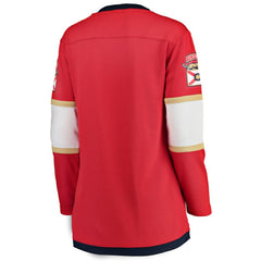 Florida Panthers Fanatics Women's Home Breakaway Jersey - Red | US 2819845