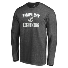 Tampa Bay Lightning Victory Arch Long Sleeve T-Shirt - Heathered Gray | US 2829768