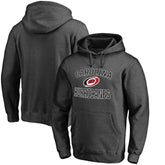 Carolina Hurricanes Victory Arch Team Fitted Pullover Hoodie - Heather Charcoal | US 2829778