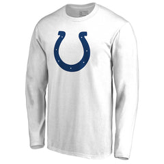 Indianapolis Colts Primary Logo Long-Sleeve T-Shirt - White T-shirts