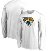 Jacksonville Jaguars Primary Logo Long-Sleeve T-Shirt - White T-shirts