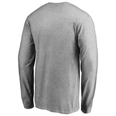 Las Vegas Raiders Primary Logo Long-Sleeve T-Shirt - Heathered Gray T-shirts
