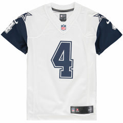 Dak Prescott Dallas Cowboys Youth Color Rush Game Jersey - White Jerseys