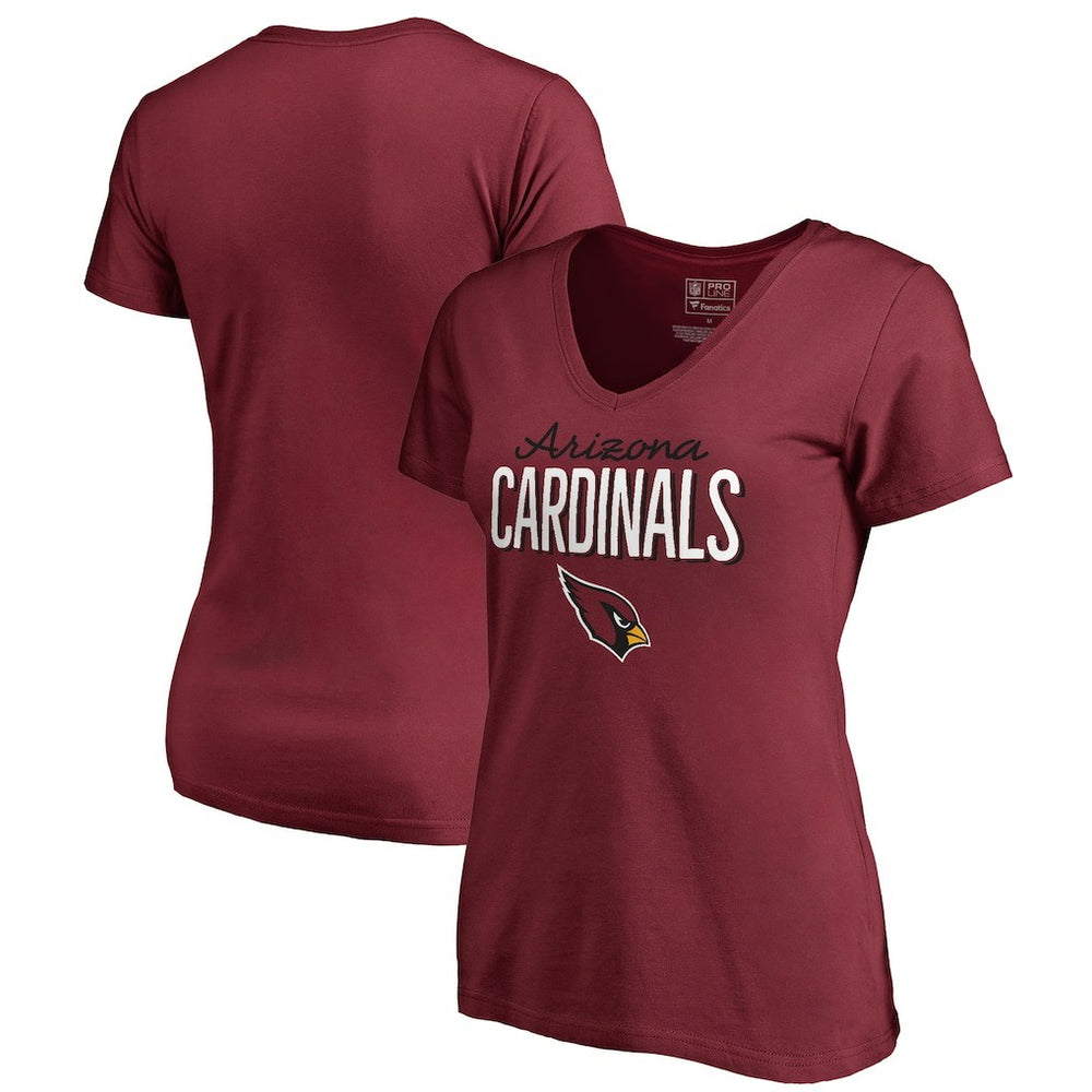 Arizona Cardinals Women's Nostalgia T-Shirt - Cardinal T-shirts