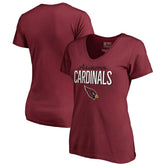 Arizona Cardinals Women's Nostalgia T-Shirt - Cardinal T-shirts