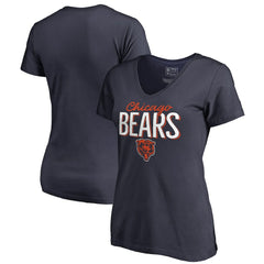 Chicago Bears Women's Nostalgia T-Shirt - Navy T-shirts
