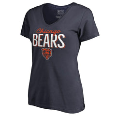Chicago Bears Women's Nostalgia T-Shirt - Navy T-shirts