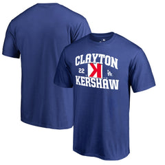 Clayton Kershaw Los Angeles Dodgers Player Hometown Collection CK Strike T-Shirt - Royal T-shirts