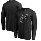 San Antonio Spurs 2017 Primary Logo 2 Long Sleeve T-Shirt Black outlet