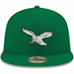 Philadelphia Eagles New Era Omaha Throwback 59FIFTY Fitted Hat - Kelly Green Hats
