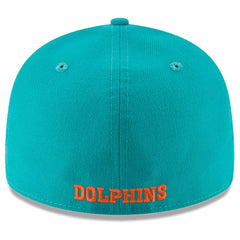 Miami Dolphins New Era Omaha Throwback Low Profile 59FIFTY Fitted Hat - Aqua Hats
