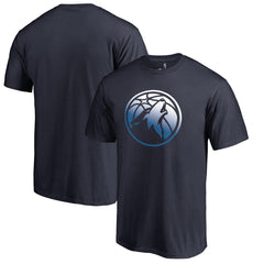 Minnesota Timberwolves Gradient Logo T-Shirt Navy outlet