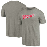 Minnesota Twins Cooperstown Collection Forbes Tri-Blend T-Shirt - Ash T-shirts