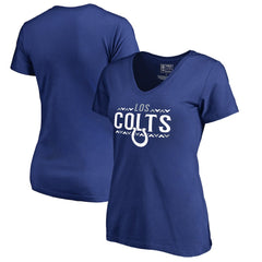 Indianapolis Colts Women's Arriba V-Neck T-Shirt - Royal T-shirts