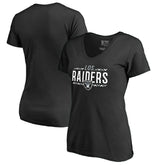 Las Vegas Raiders Women's Arriba V-Neck T-Shirt - Black T-shirts