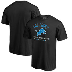 Detroit Lions Futbol Americano T-Shirt - Black T-shirts
