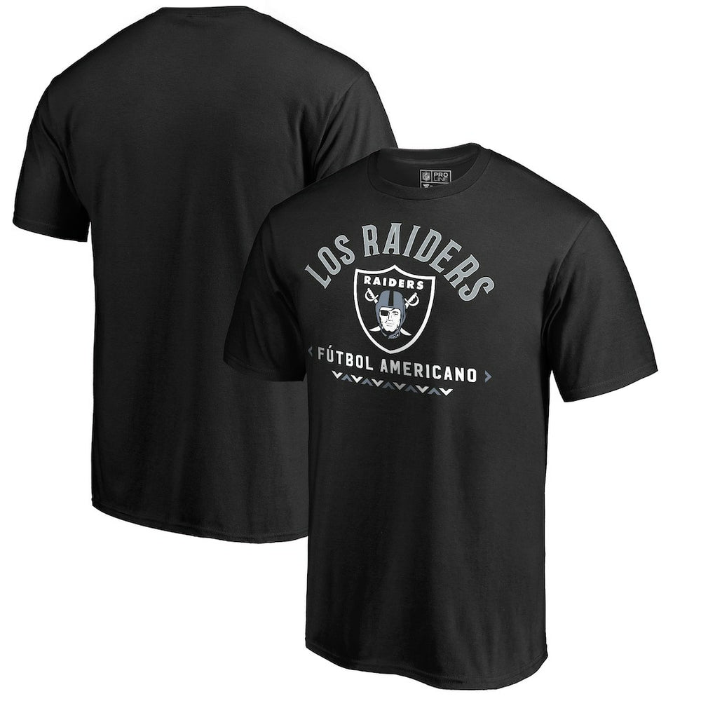Las Vegas Raiders Futbol Americano T-Shirt - Black T-shirts