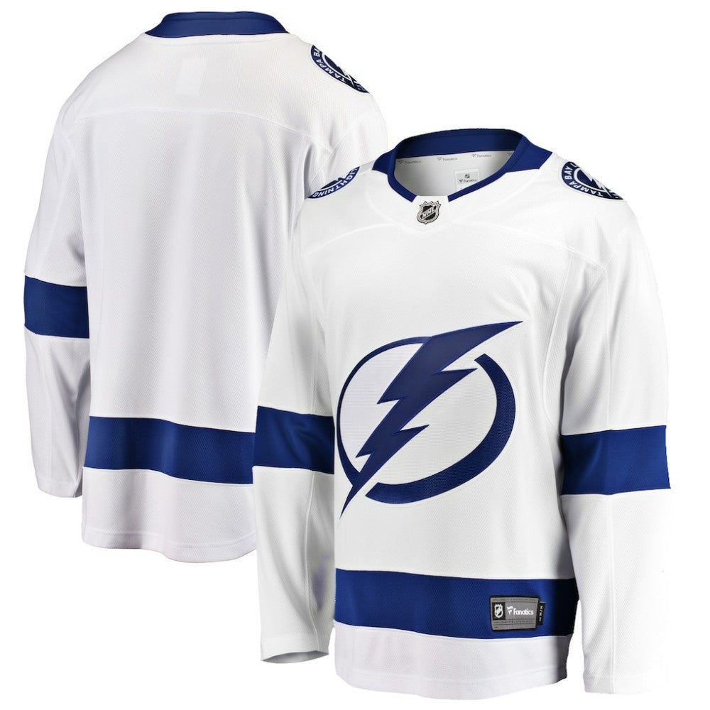Tampa Bay Lightning Fanatics Breakaway Away Jersey - White | US 2874127