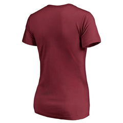 Arizona Cardinals Women's Victory Script V-Neck T-Shirt - Cardinal T-shirts