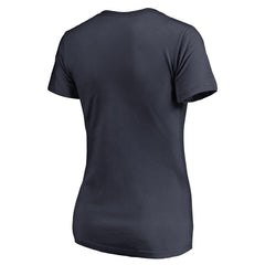 Seattle Seahawks Women's Victory Script V-Neck T-Shirt - Navy T-shirts