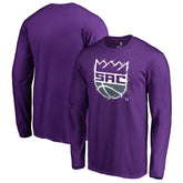 Sacramento Kings Splatter Logo Long Sleeve T-Shirt Purple outlet