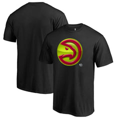 Atlanta Hawks Midnight Mascot T-Shirt Black - Fanatics