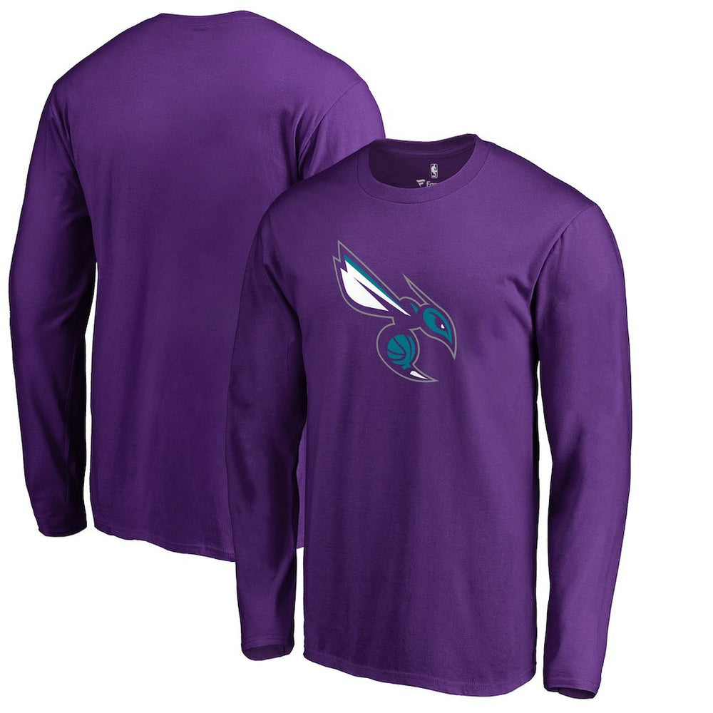 Charlotte Hornets Alternate Logo Long Sleeve T-Shirt Purple outlet
