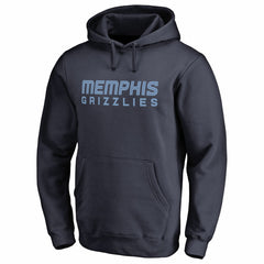 Memphis Grizzlies Wordmark Pullover Hoodie Navy