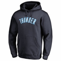 Oklahoma City Thunder Wordmark Pullover Hoodie Navy