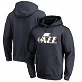 Utah Jazz Wordmark Pullover Hoodie Navy