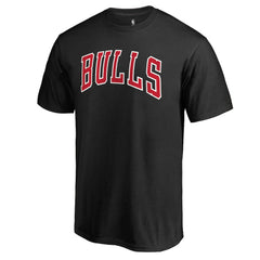 Chicago Bulls Primary Wordmark T-Shirt Black