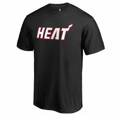 Miami Heat Primary Wordmark T-Shirt Black