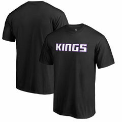 Sacramento Kings Primary Wordmark T-Shirt Black