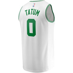 Jayson Tatum Boston Celtics Fast Break Replica Away Jersey White Association Edition - Fanatics