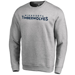 Minnesota Timberwolves Wordmark Pullover Sweatshirt Heathered Gray